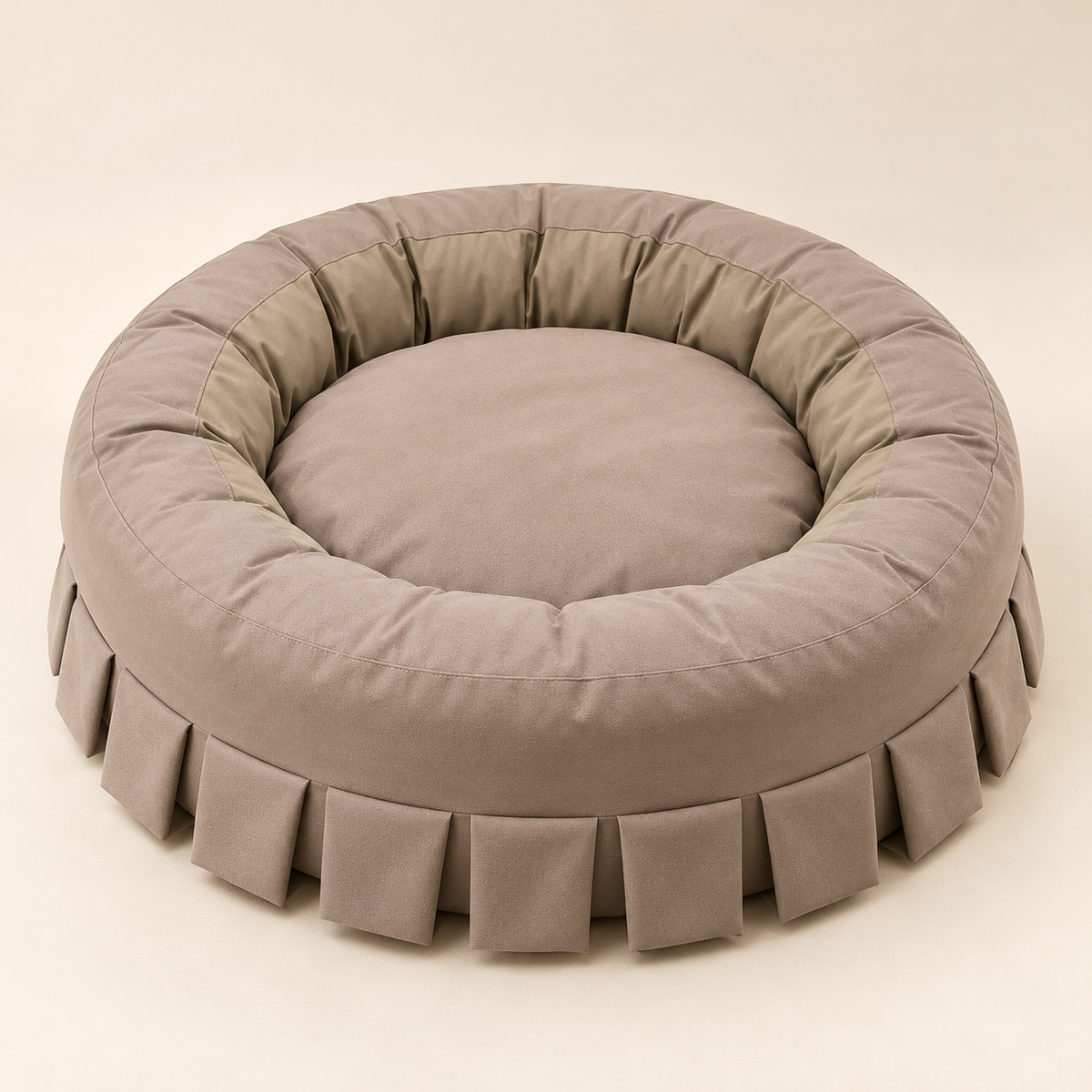 Cotton Donut Round Pet Bed