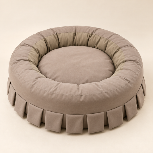 Cotton Donut Round Pet Bed