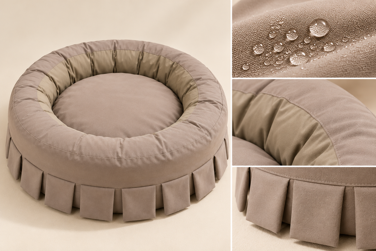 Cotton Donut Round Pet Bed