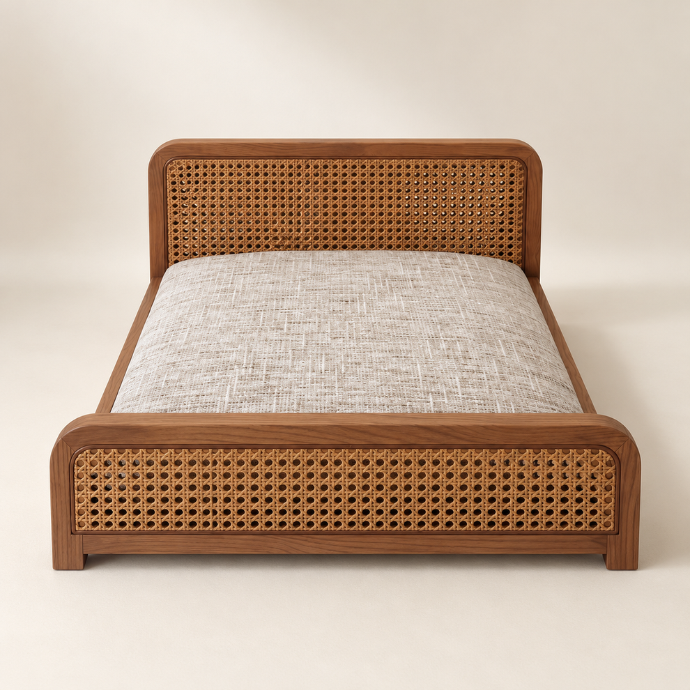 Ash-Wood Woven Pet Bed – FUDILCCI