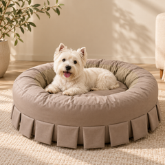 Cotton Donut Round Pet Bed
