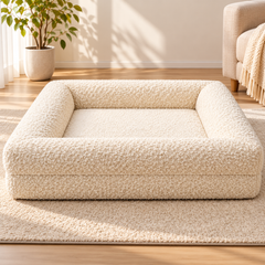 Teddy Fleece High-Resilience Pet Sofa