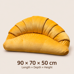 Cozy Croissant Pet Sofa