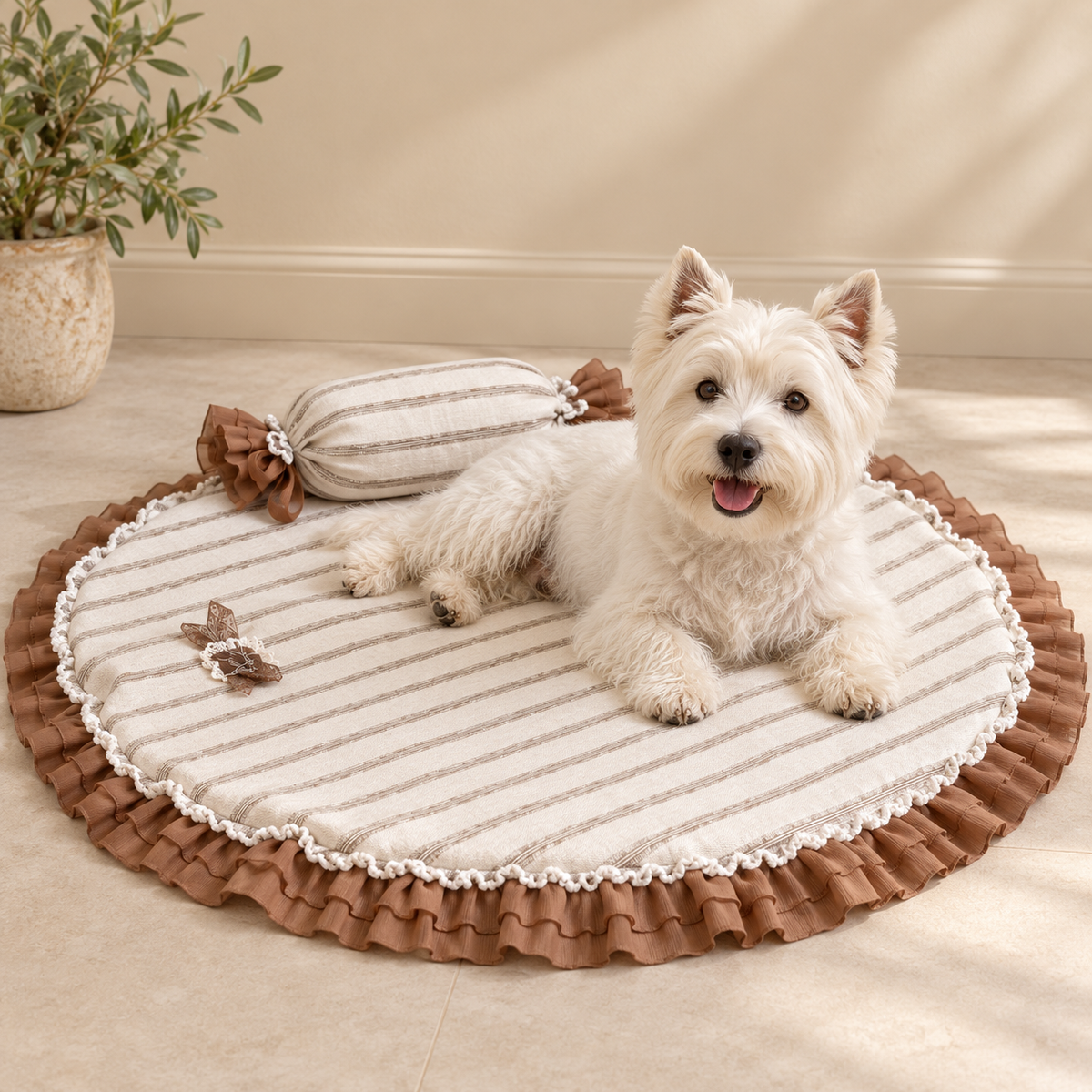 Cotton Duo Pet Mat and Pillow
