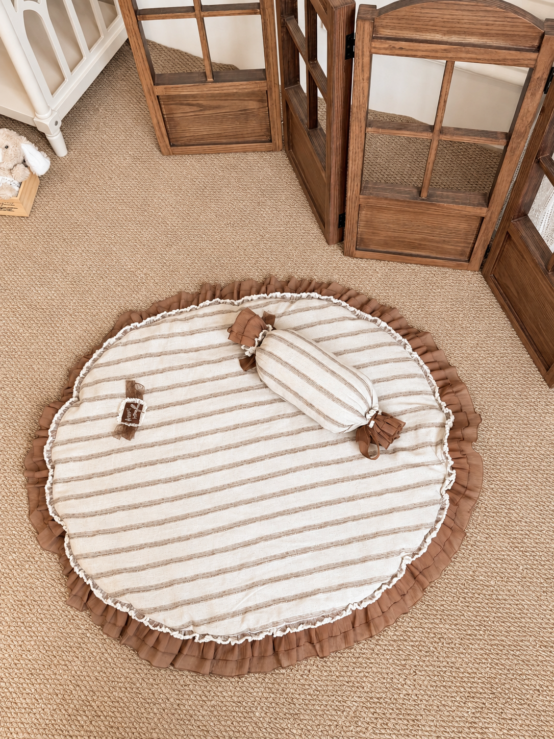Cotton Duo Pet Mat and Pillow